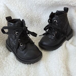 6t Girls Black Boots